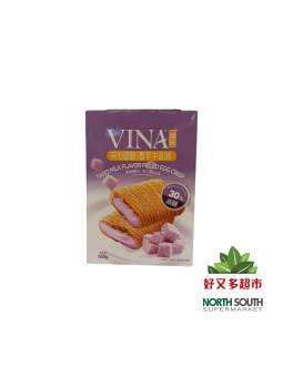 臻采香芋牛乳味夹心蛋酥 100G*24/GALLETA CON RELLENO SABOR A TARO