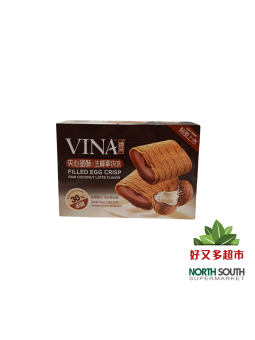 臻采生椰拿铁味夹心蛋酥100G*24 GALLETA CON RELLENO SABOR A CAFÉ
