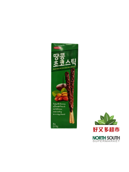Galleta sabor choco. y cacahuete S.Y. 韩国sunyoung巧克力棒(花生味) 32/54g