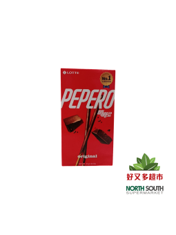 [S02-1736] (LOTTE) PALITOS DE GALLETA CON SABOR A CHOCOLATE 饼干棒 巧克力味 47G
