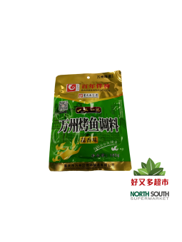 [C01-1390] （百年伴神）万州烤鱼调料 蒜香味(BAINIANBANSHEN) SAZONADOR PICANTE PARA PESCADO CON SABOR A AJO 180G