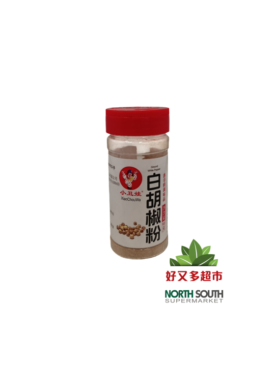 Pimienta blanca en polvo XCW 18/90g 小丑娃白胡椒粉*瓶 18/90g