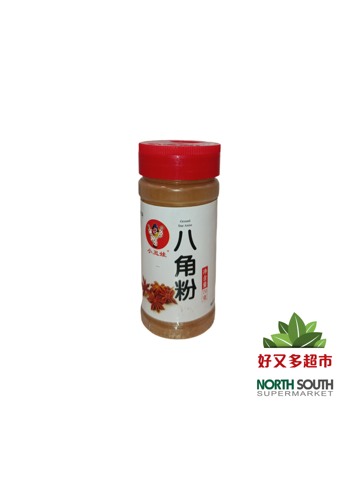 Anis seco en Polvo  XCW 18/70g 小丑娃八角粉*瓶 18/70g