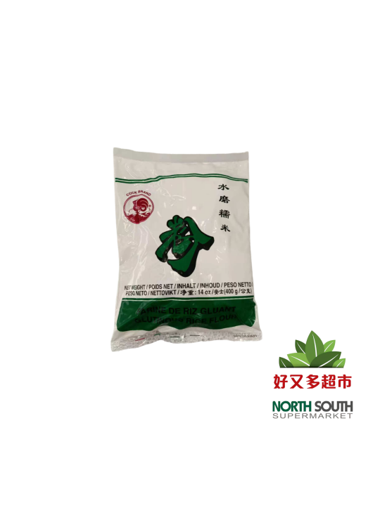 #泰国鸡标糯米粉*绿(107051)(需打标签) 400G*50/HARINA DE ARROZ GLUTINOSO