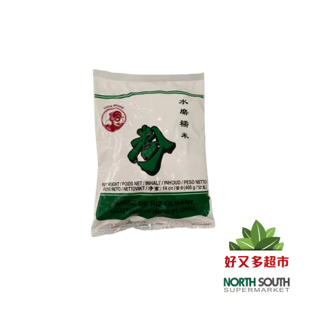 #泰国鸡标糯米粉*绿(107051)(需打标签) 400G*50/HARINA DE ARROZ GLUTINOSO