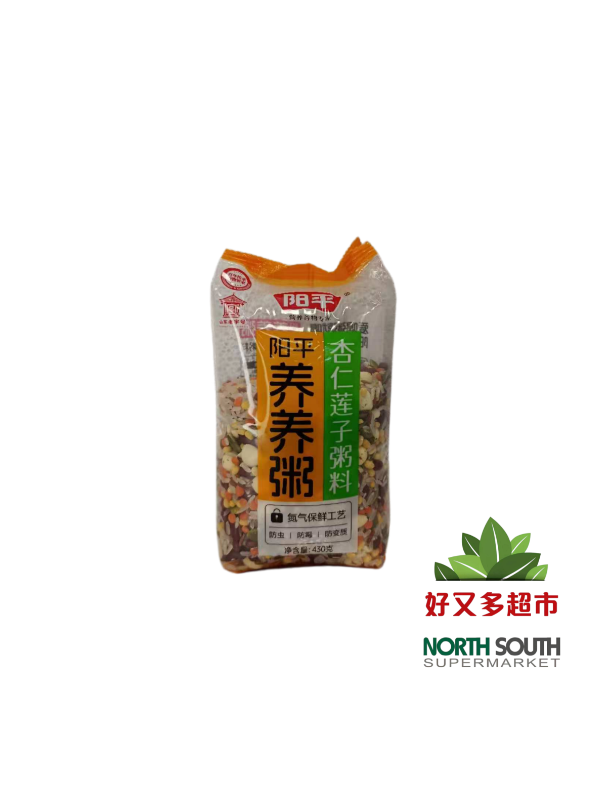 阳平杏仁莲子粥(粥料) 430G*20/SOJA MIXTAS