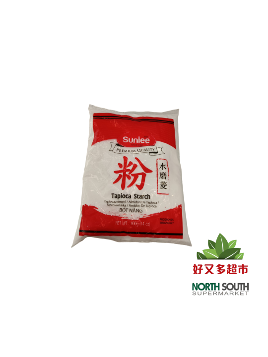 Harina de tapioca SUNLEE 25/400g SUNLEE水磨菱粉(木薯粉) 25/400g