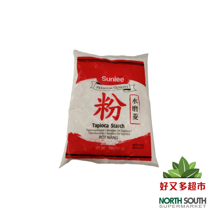 Harina de tapioca SUNLEE 25/400g SUNLEE水磨菱粉(木薯粉) 25/400g