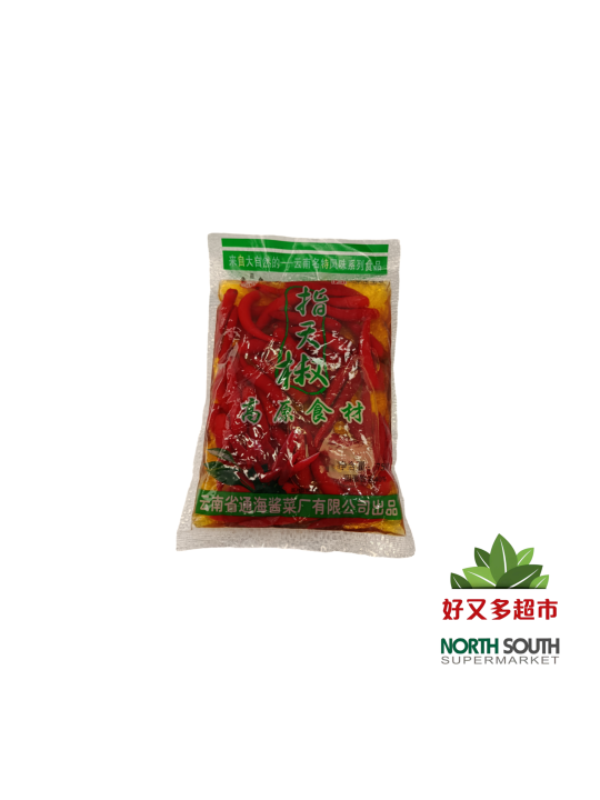通海指天椒(袋/小米辣红) 750G*16/GUINDILLA EN CONSERVA