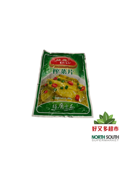 Mostaza salada LULU 30/500g 绿鹿原味榨菜片 30/500g