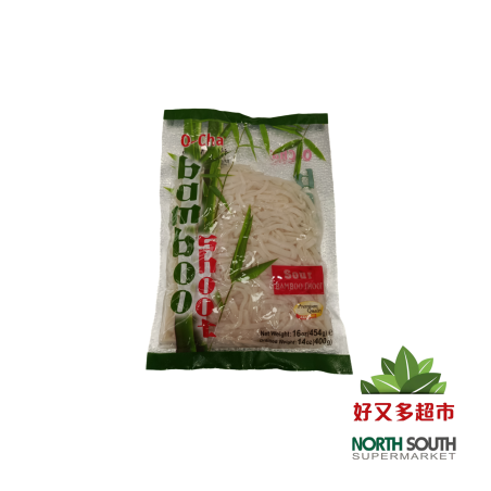 [X02-0407] （O-CHA）酸竹笋丝 (O-CHA) TIRAS DE BROTES DE BAMBÚ AGRIAS EN CONSERVA  454G