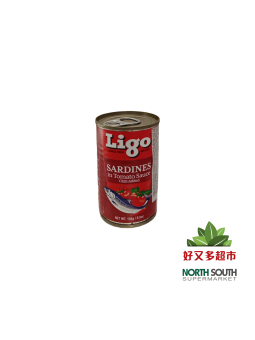 [5S0134] SARDINA TOMATE PICANTE  (ROJO)*LIGO* 菲辣番茄砂丁鱼 155g/100