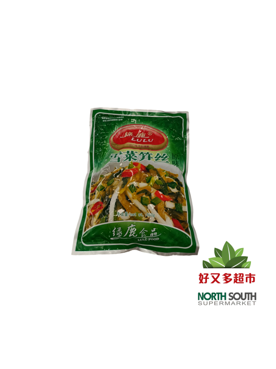 绿鹿原味雪菜笋丝500G*30/MOSTAZA CON BROTE DE BAMBU EN TIRAS