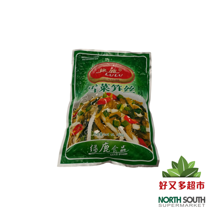 绿鹿原味雪菜笋丝500G*30/MOSTAZA CON BROTE DE BAMBU EN TIRAS