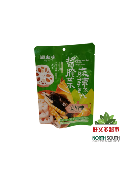 超友味麻辣烫酱腌菜(泡椒味) 125G*30/VERDURA EN CONSERVA PARA HOT POT AGRIO CON EDULCORANTE