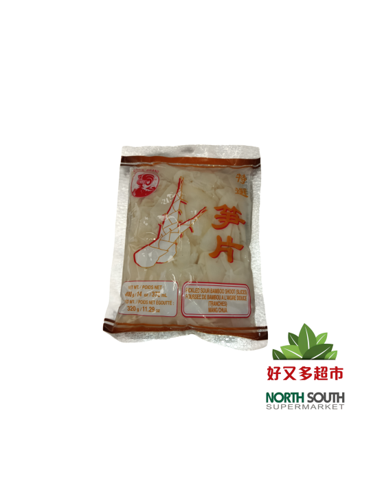 #泰国鸡标酸笋片(袋)400G*30/SOUR BROTES DE BAMBÚ