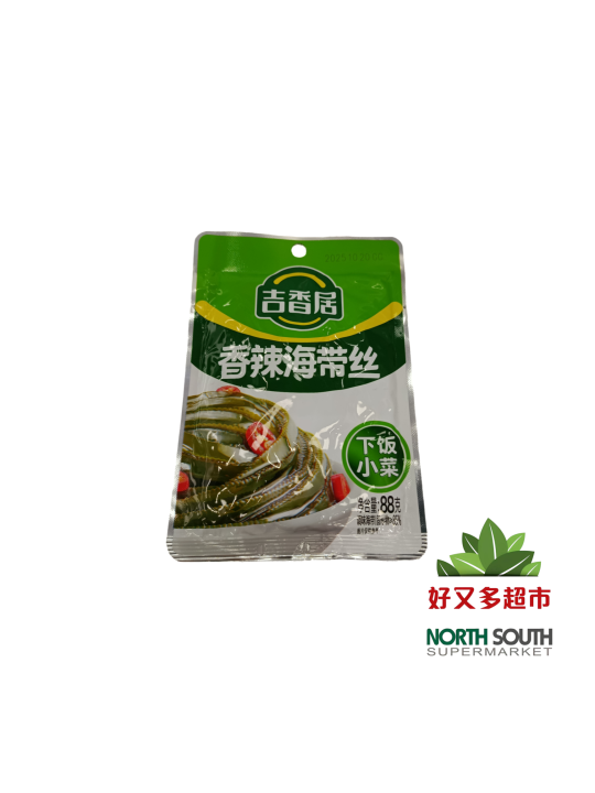 Aperitivo con alga JXJ 50/88g 吉香居香辣海带丝 50/88g