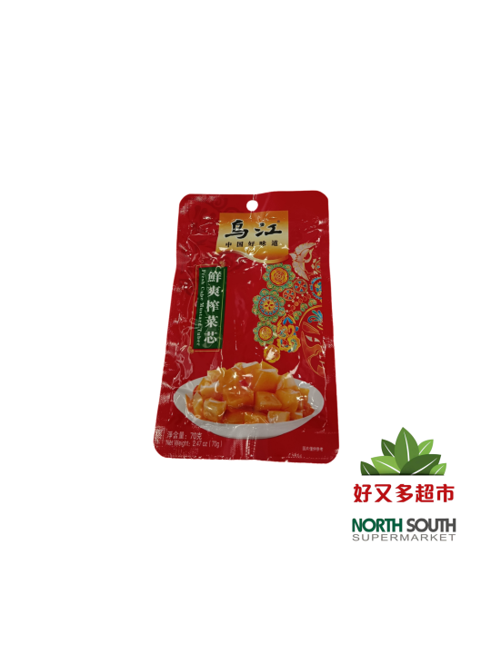 Mostaza en conserva WUJIANG 100/70g 乌江鲜爽菜心 100/70g