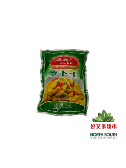 Rabano salado LULU 30/500g 绿鹿原味萝卜干 30/500g