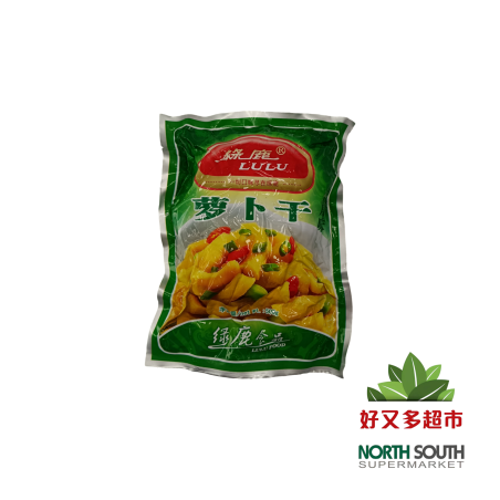 Rabano salado LULU 30/500g 绿鹿原味萝卜干 30/500g