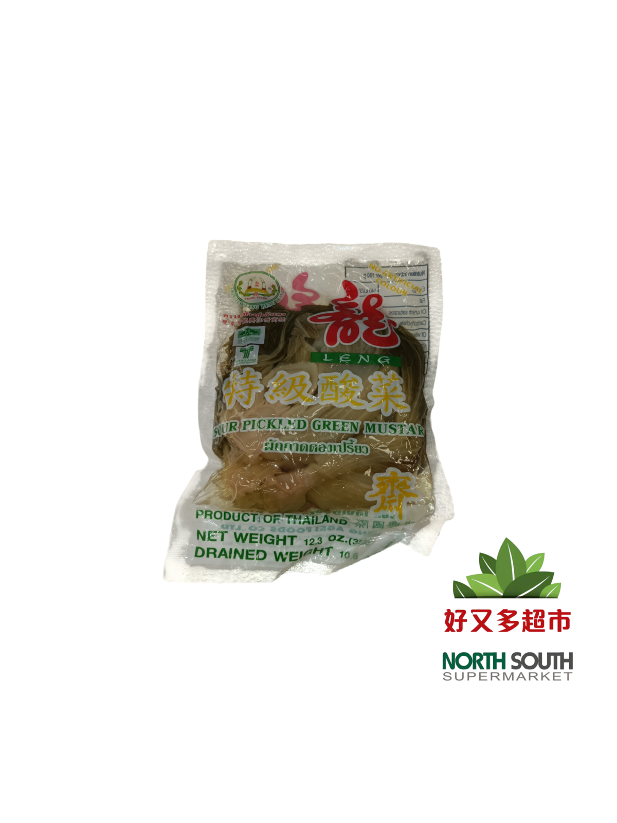 Mostaza encurtida LONGXING 36/350g 泰国龙兴特级酸菜 36/350g