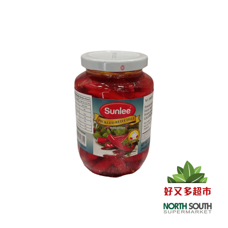 Chile rojo encurtido SUNLEE 24/454g SUNLEE浸醋红辣椒 24/454g