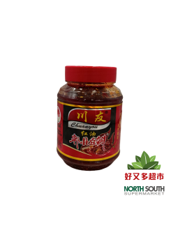 川友红油郫县豆瓣酱 1KG*8/PATE DE SOJA