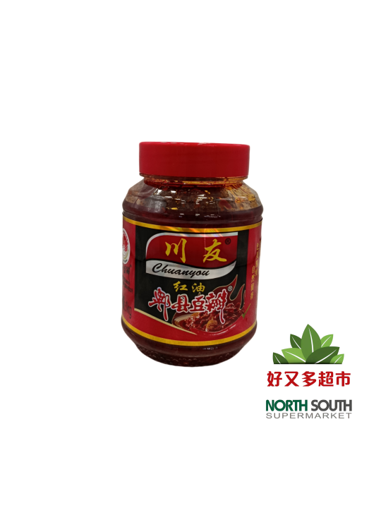 川友红油郫县豆瓣酱 1KG*8/PATE DE SOJA