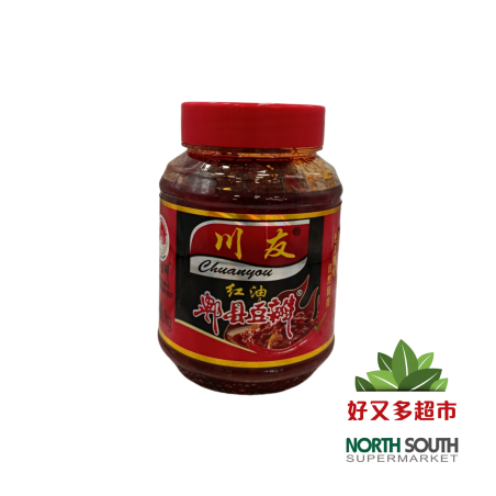 川友红油郫县豆瓣酱 1KG*8/PATE DE SOJA