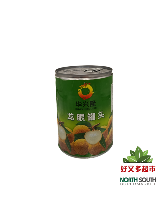 LONGAN EN ALMIBAR CHINA EN LATA 24/565G 龙眼罐头