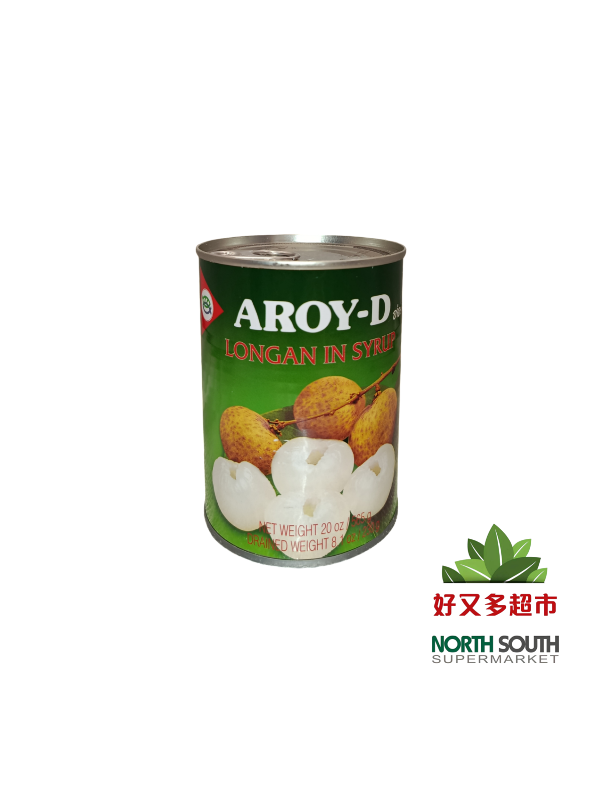 Longan en almibar AROY-D 24/565g AROY-D糖水龙眼 24/565g