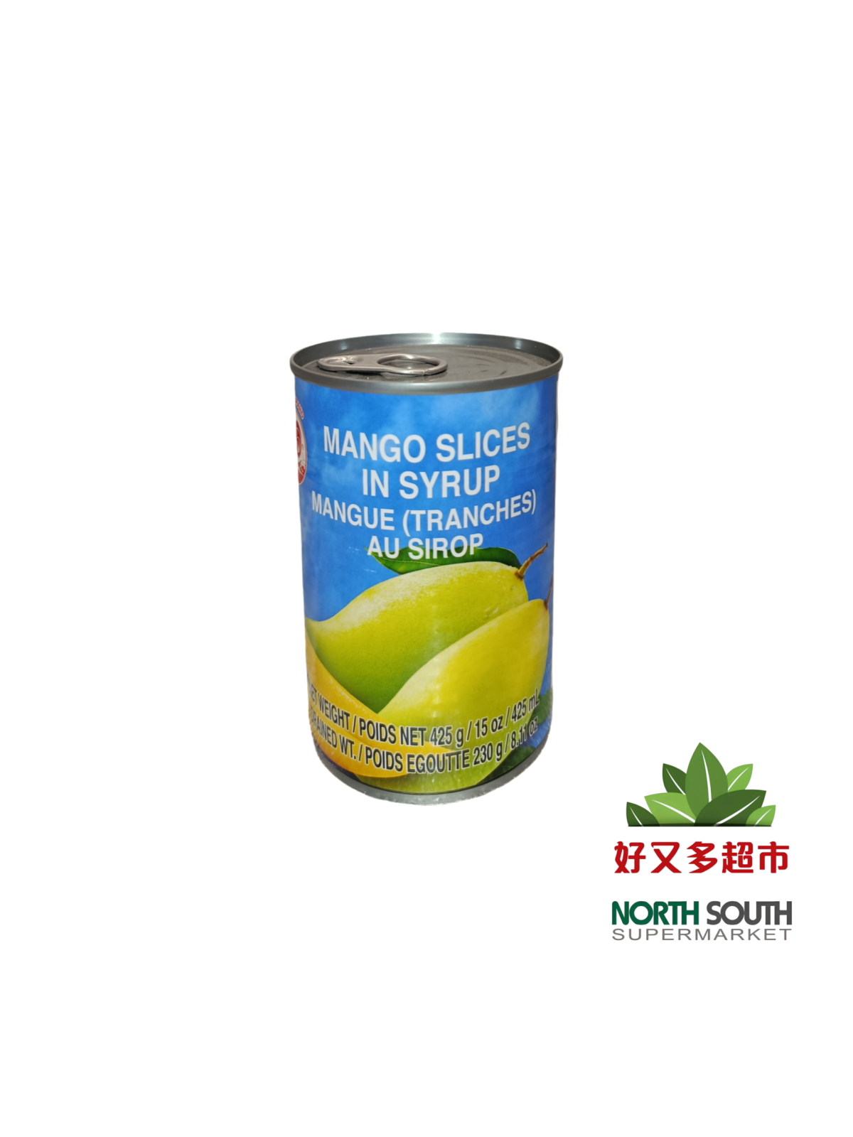 Mango en almibar COCK BRAND 24/425g 鸡标糖水芒果 24/425g