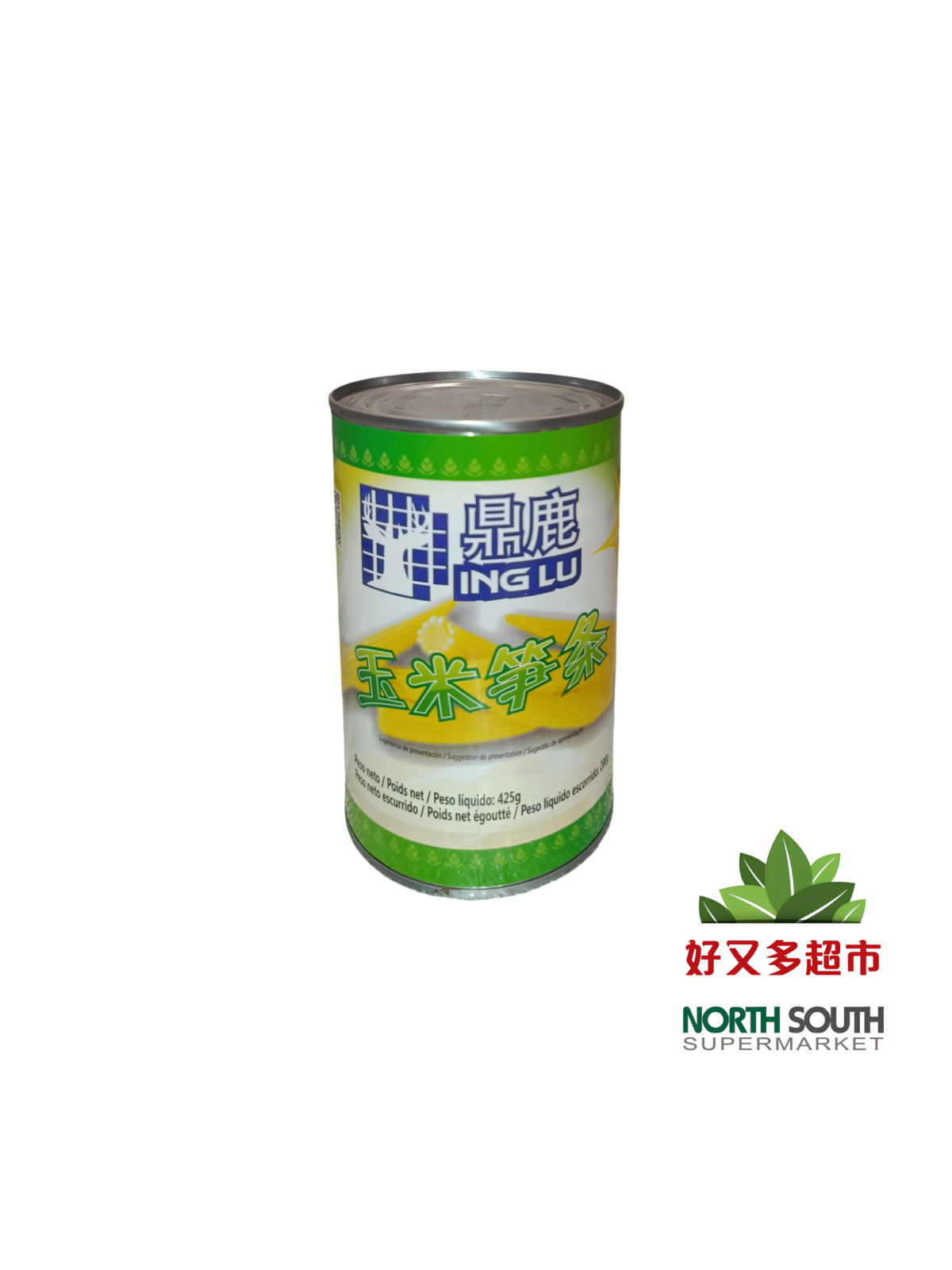 [L04-0002] （鼎鹿） 玉米笋条 425G MAIZ TIERNO 425G