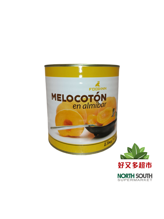 桃子罐头MELOCOTON ALMIBAR 2.5KG/6