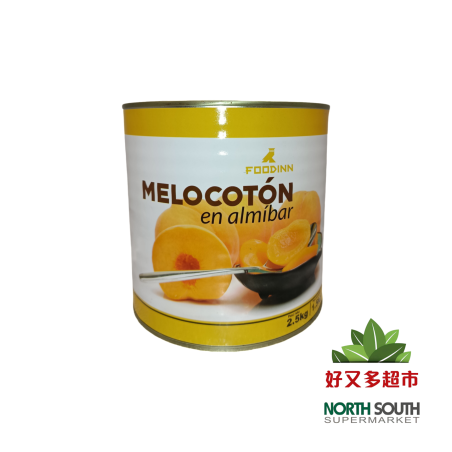 桃子罐头MELOCOTON ALMIBAR 2.5KG/6