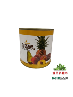 COCKTAIL 5 FRUTAS 水果什锦罐头 FOODINN 3KG 6LT/C