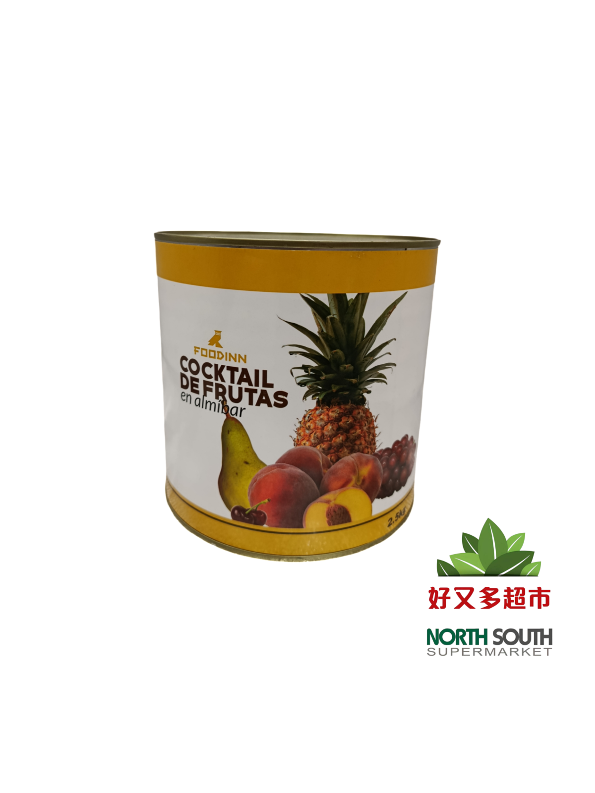 COCKTAIL 5 FRUTAS 水果什锦罐头 FOODINN 3KG 6LT/C