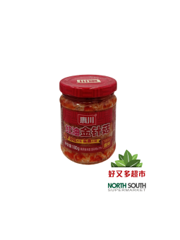 惠川红油金针菇(瓶) 180G*12/FLAMMULINA VELUTIPES PICANTE EN CONSERVA