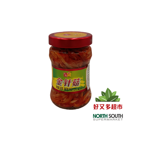 邓仕金针菇(瓶) 248G*20/SETA FLAMMULINA EN CONSERVA