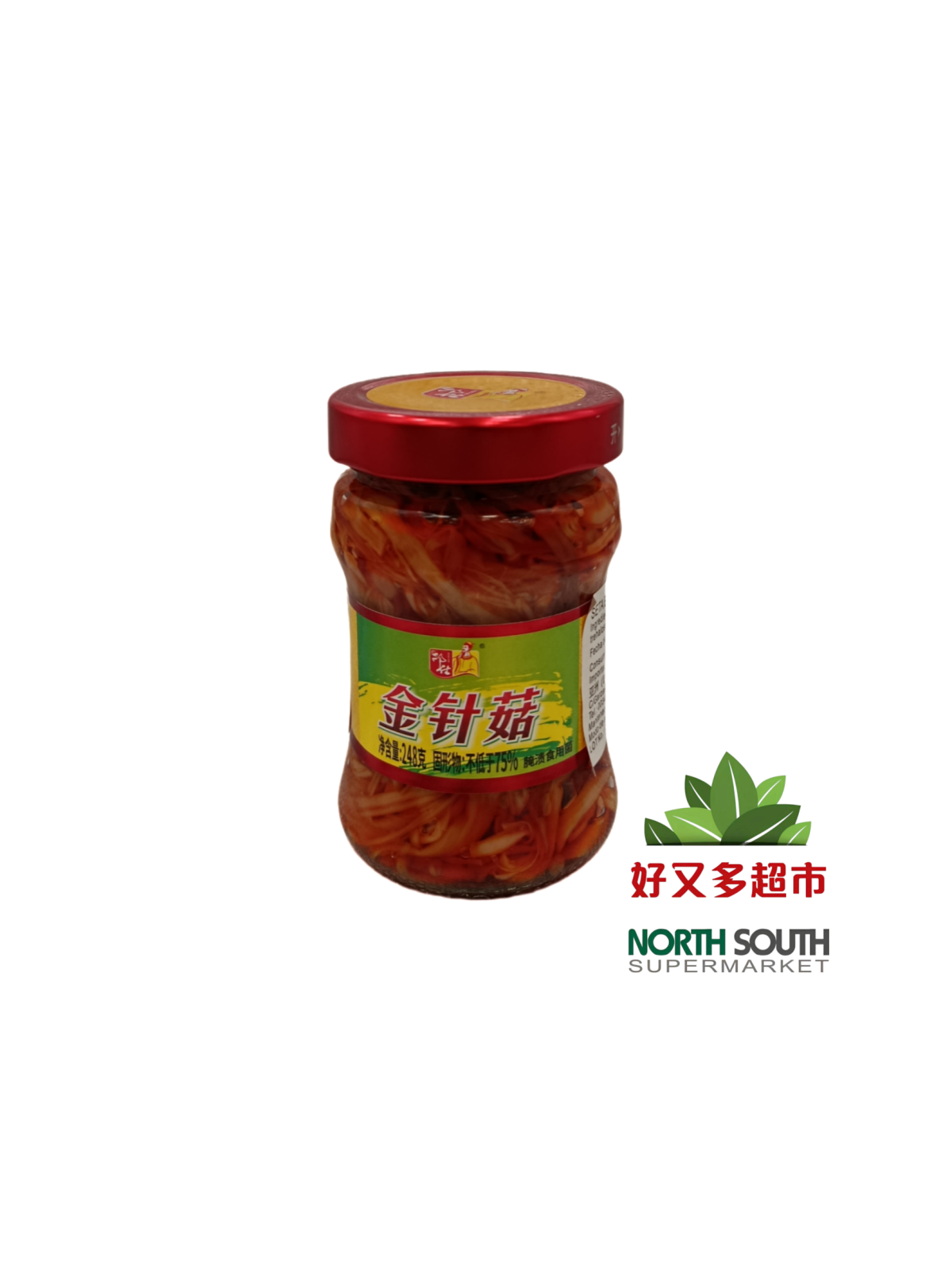 邓仕金针菇(瓶) 248G*20/SETA FLAMMULINA EN CONSERVA