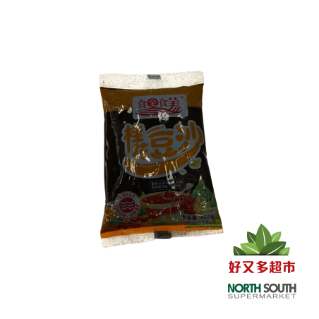 食全食美桂花红豆沙 458G*20/PASTA DE SOJA ROJO CON OLIVO DULCE