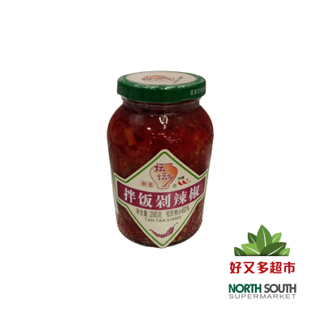 Salsa de chile TTX 12/280g 坛坛乡拌饭剁辣椒 12/280g