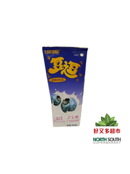 "S055深晖豆逗酸牛奶(蓝莓味)200ML*16
Yogur lácteo Doudou Shenhui (sabor arándano)