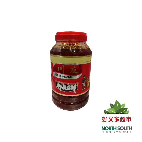 川友红油郫县豆瓣酱 4KG*4/PASTA DE HABA PICANTE