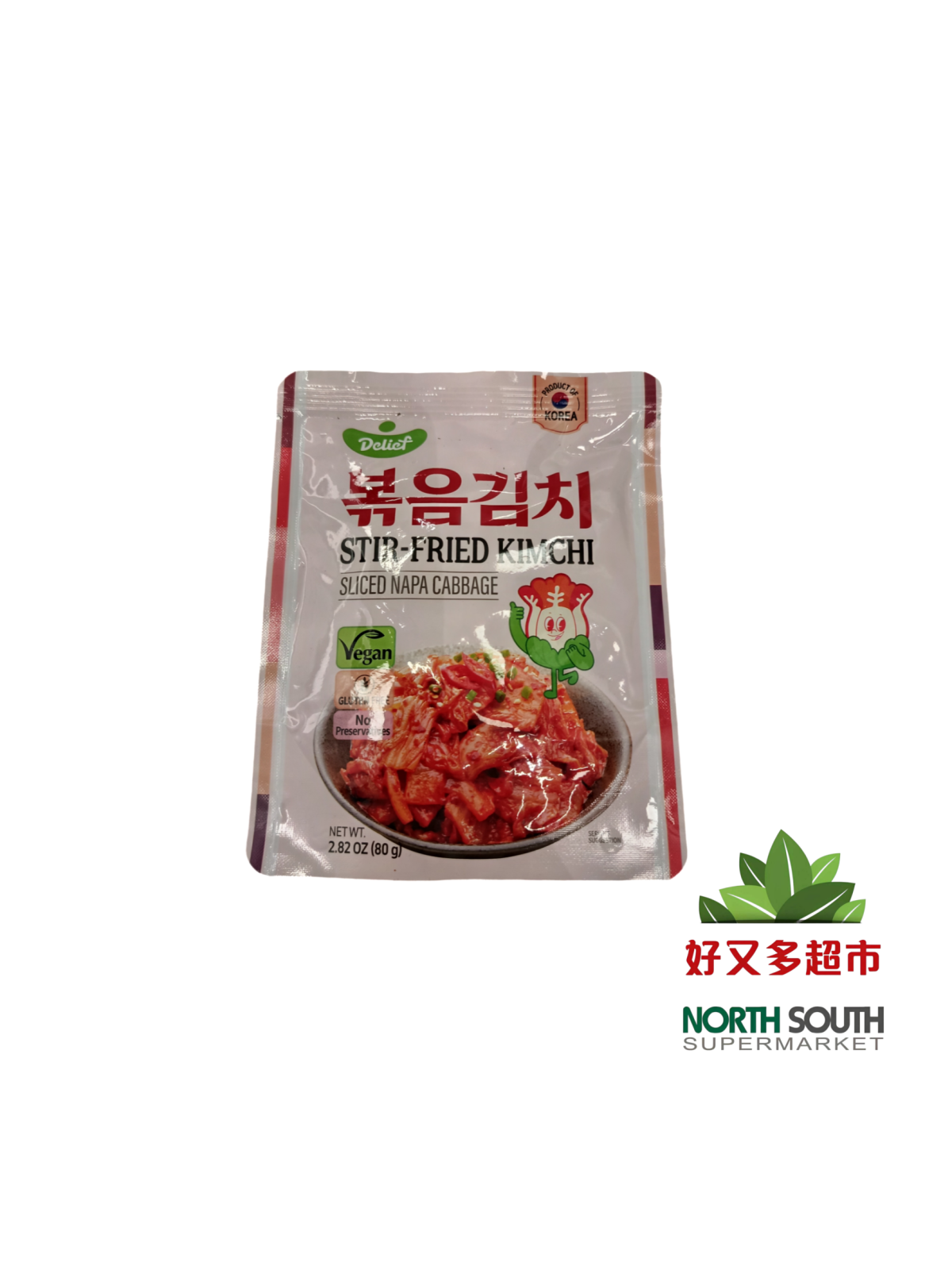 [X02-0372] （DELIEF）韩国泡菜(DELIEF) KIMCHI EN RODAJAS  80G 常温