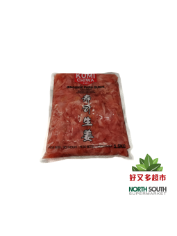 JENGIBRE ROSA 生姜片红色 KOMICHIWA 1.5KG 10BL/C