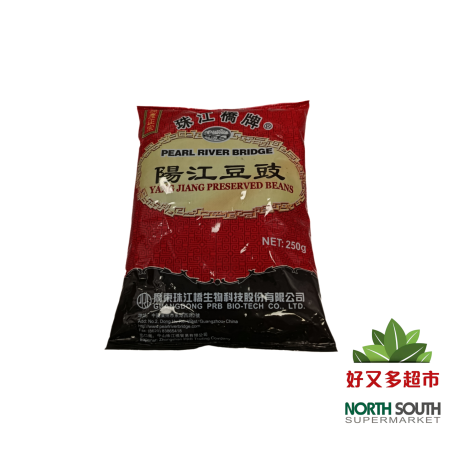 珠江桥牌阳江豆豉(袋) 250G*40/PATE SOJA NEGRA CONSERVADO