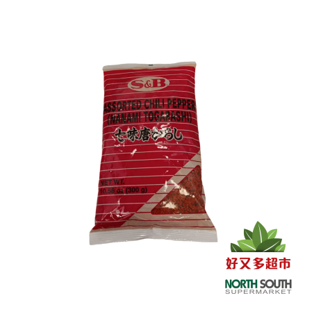 Siete especies S&B 30/300g 日本S&B七味唐辛子 30/300g 红色包装