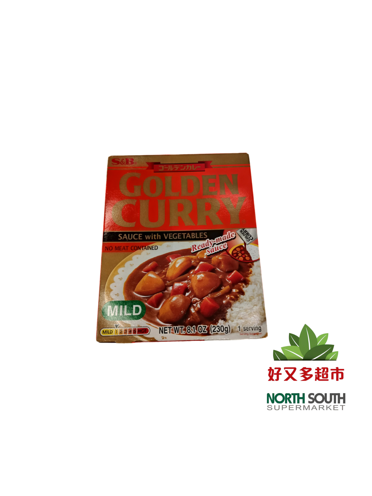 [C01-0547] （SB）日本金咖喱 蔬菜咖喱 微辣 MILD 230G