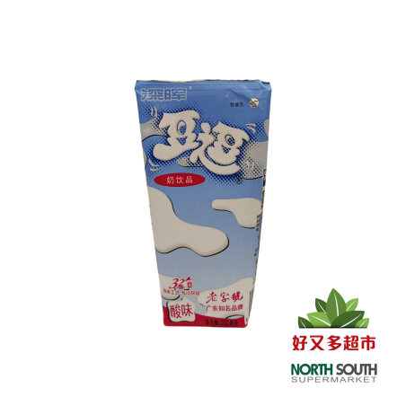 深晖豆逗酸牛奶(原味)200ML*16 
S053 Yogur lácteo Doudou Shenhui (sabor natural)